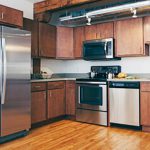 thumbnail slide for New kitchen with stainless steel applicances